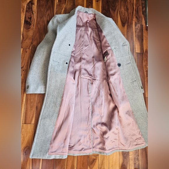 IL Classico grey wool trench jacket - Picture 7 of 16